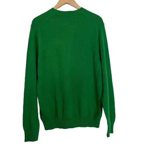 Gap Green Crewneck Long Sleeve Knit Pullover Sweater L - Picture 6 of 8